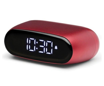 Radio i budzik LEXON Minut Dark Red LR154DR